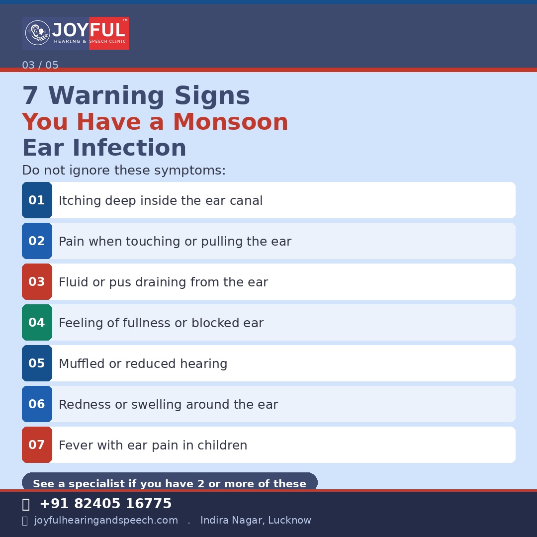 Ear Infection Warning Signs