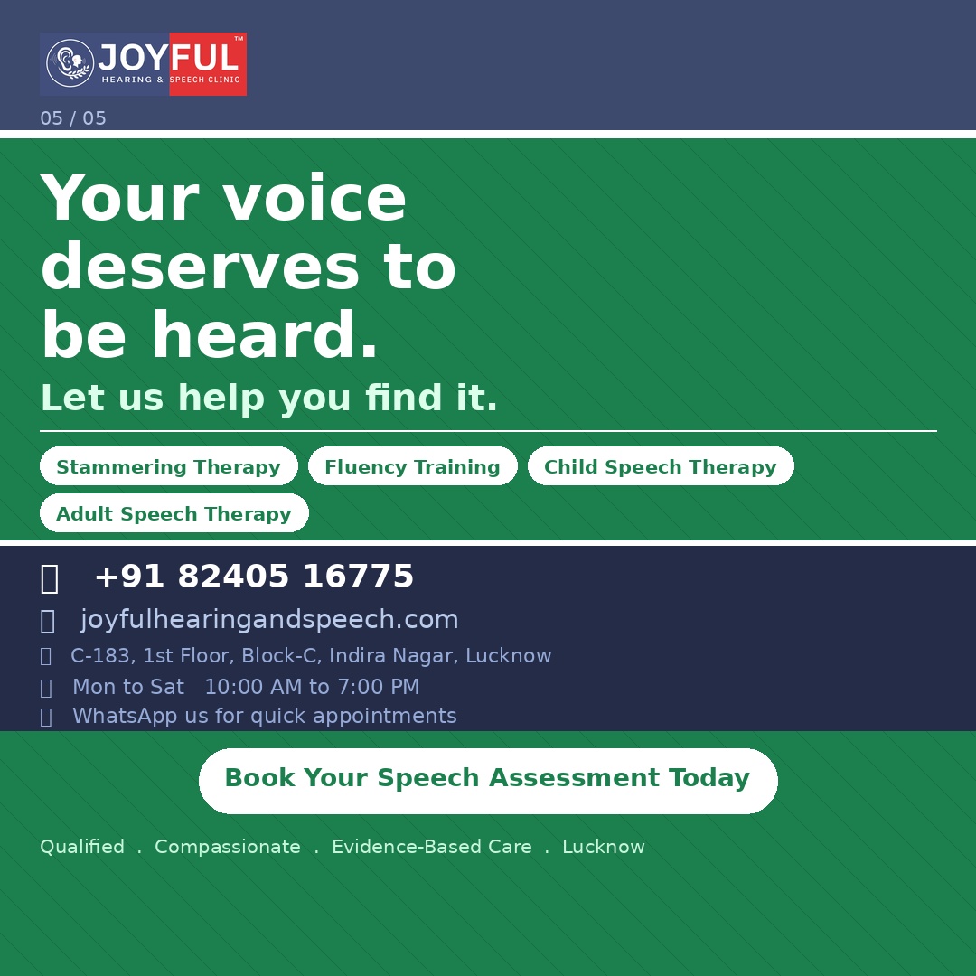 Speech Therapy for Stammering